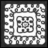Zentangle pattern: EKE