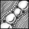 Zentangle pattern: ONOMATO