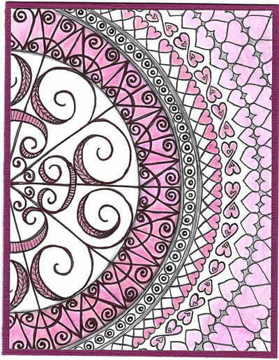 Zentangle-Inspired Cardmaking Tutorial: Part 2 – Making Multiple Cards with ZIA  Copies, a tutorial by Cyndi Knapp «