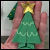 Karen Elaine Parson's Origami Christmas Trees