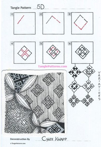 How to draw 5D « TanglePatterns.com