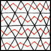 Zentangle pattern: 63Y. Image © Linda Farmer and TanglePatterns.com