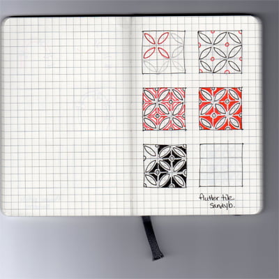 I got 3-ring binder sleeves for my zentangle tiles :) : r/Zentangle