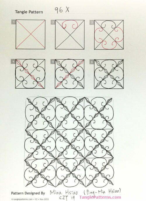 How to draw 96X by CZT Mina Hsiao