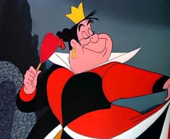Disney's Queen of Hearts from Alice in Wonderland (1951). 