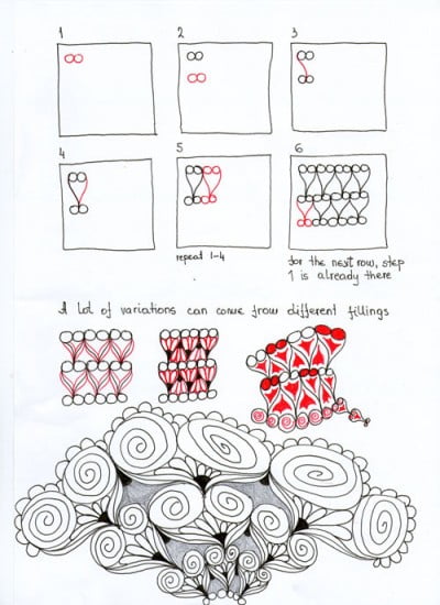 How to draw LLILLY « TanglePatterns.com