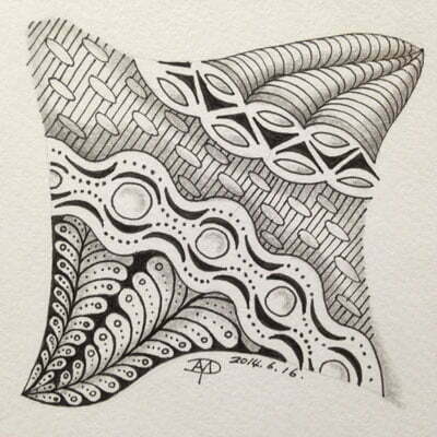 Zentangle by Damy Teng (Damy) featuring (O)