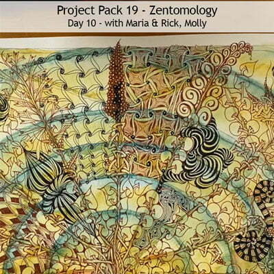Zentangle® Project Pack 19 - Twelve Days of Zentangle, 2022 Edition, Day 10