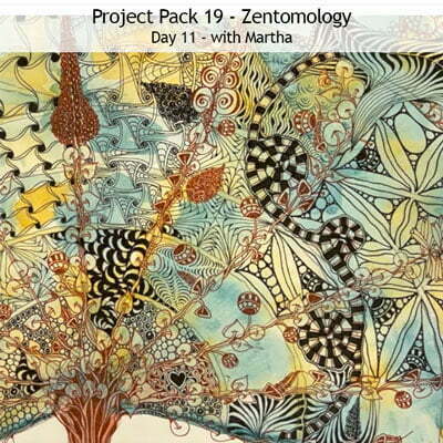 Zentangle® Project Pack 19 - Twelve Days of Zentangle, 2022 Edition, Day 11