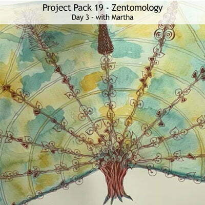 Zentangle® Project Pack 19 - Twelve Days of Zentangle, 2022 Edition, Day 3