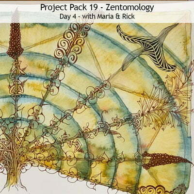 Zentangle® Project Pack 19 - Twelve Days of Zentangle, 2022 Edition, Day 4