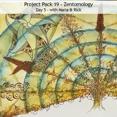 Zentangle® Project Pack 19 - Twelve Days of Zentangle, 2022 Edition, Day 5
