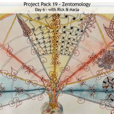 Zentangle® Project Pack 19 - Twelve Days of Zentangle, 2022 Edition, Day 6