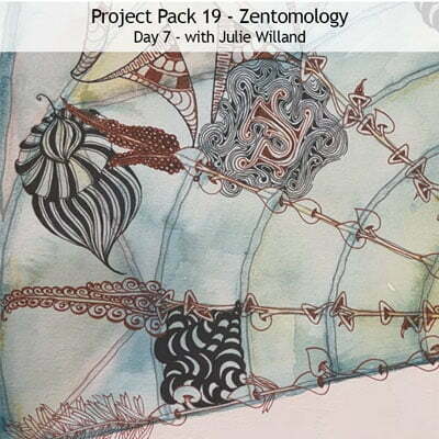Zentangle® Project Pack 19 - Twelve Days of Zentangle, 2022 Edition, Day 7