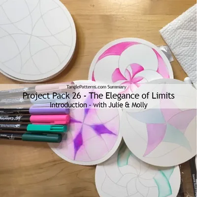 Zentangle® Project Pack 26 - The Elegance of Limits, Day 1