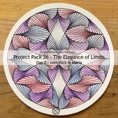 Zentangle® Project Pack 26 - The Elegance of Limits, Day 2