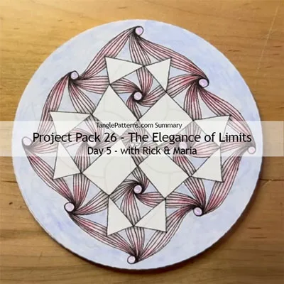 Zentangle® Project Pack 26 - The Elegance of Limits, Day 5