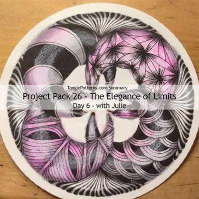 Zentangle® Project Pack 26 - The Elegance of Limits, Day 6