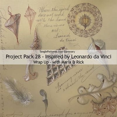 Zentangle® Project Pack 28 - Twelve Days of Zentangle - 2025 Edition, Wrap Up Zentangle® Project Pack 28 - Twelve Days of Zentangle - 2025 Edition, Wrap Up