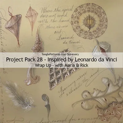 Zentangle® Project Pack 28 - Twelve Days of Zentangle - 2025 Edition, Wrap Up Zentangle® Project Pack 28 - Twelve Days of Zentangle - 2025 Edition, Wrap Up