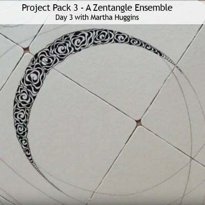 Zentangle Project Pack No. 03 - Zentangle Ensemble - Exploring Border  Tangles - Retail / Single