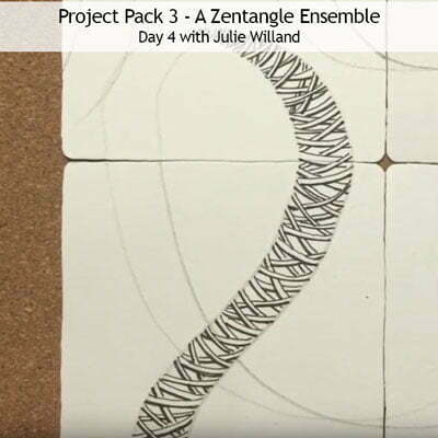 Zentangle Project Pack No. 03 - Zentangle Ensemble - Exploring Border  Tangles - Retail / Single