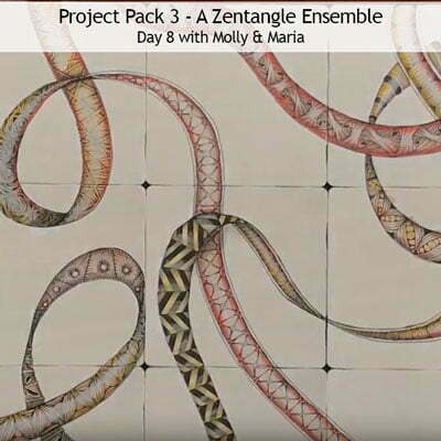 Zentangle Project Pack No. 03 - Zentangle Ensemble - Exploring Border