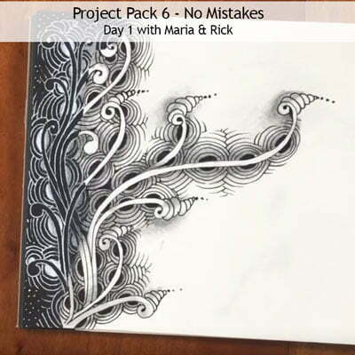 Zentangle Project Pack 06 - Day 1