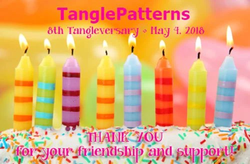 TanglePatterns 8th Tangleversary - Thank YOU for your friendship and support! TanglePatterns 8th Tangleversary - Thank YOU for your friendship and support!