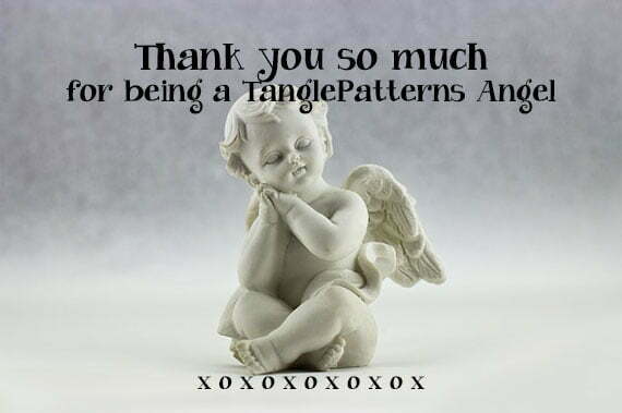 Thank you so much for being a TanglePatterns Angel!