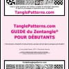 TanglePatterns Guide du Zentangle Pour Debutants