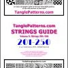 TanglePatterns.com STRINGS GUIDE, Volume 5: Strings 201-250