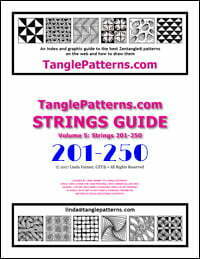 TanglePatterns.com STRINGS GUIDE, Volume 5: Strings 201-250