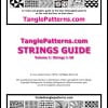 TanglePatterns STRINGS GUIDE Volume 1 (Strings 1-50)