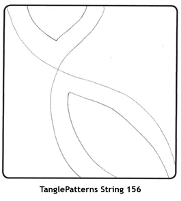 TanglePatterns String 156. Image © Linda Farmer and TanglePatterns.com. All rights reserved.