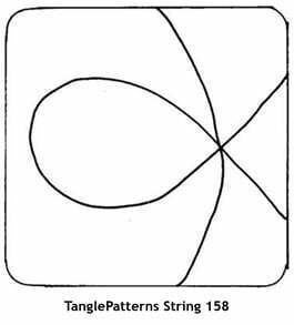 TanglePatterns String 158. Image © Linda Farmer and TanglePatterns.com. All rights reserved.