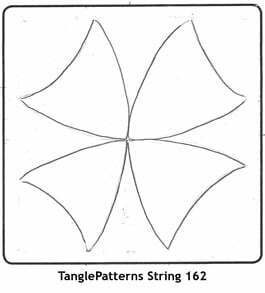 TanglePatterns String 162. Image © Linda Farmer and TanglePatterns.com. All rights reserved.
