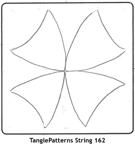 TanglePatterns String 162. Image © Linda Farmer and TanglePatterns.com. All rights reserved.