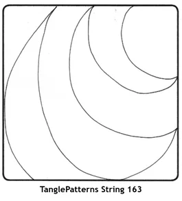 TanglePatterns String 163. Image © Linda Farmer and TanglePatterns.com. All rights reserved. TanglePatterns String 163. Image © Linda Farmer and TanglePatterns.com. All rights reserved.