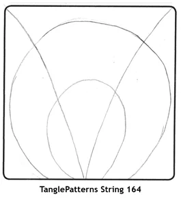 TanglePatterns String 164. Image © Linda Farmer and TanglePatterns.com. All rights reserved.