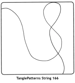 TanglePatterns String 166. Image © Linda Farmer and TanglePatterns.com. All rights reserved.