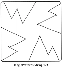 TanglePatterns String 171. Image © Linda Farmer and TanglePatterns.com. All rights reserved.
