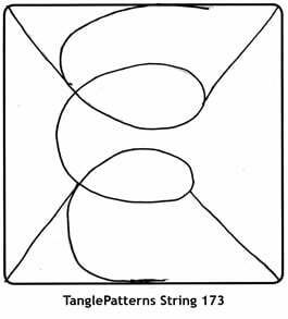 TanglePatterns String 173. Image © Linda Farmer and TanglePatterns.com. All rights reserved.