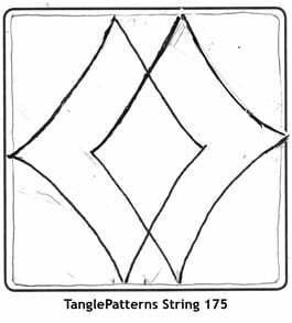 TanglePatterns String 175. Image © Linda Farmer and TanglePatterns.com. All rights reserved.