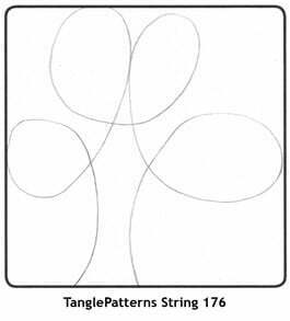 TanglePatterns String 176. Image © Linda Farmer and TanglePatterns.com. All rights reserved.