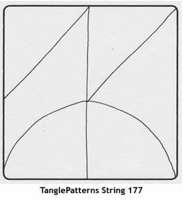 TanglePatterns String 177. Image © Linda Farmer and TanglePatterns.com. All rights reserved.