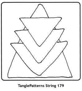 TanglePatterns String 179. Image © Linda Farmer and TanglePatterns.com. All rights reserved.