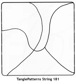 TanglePatterns String 181. Image © Linda Farmer and TanglePatterns.com. All rights reserved.