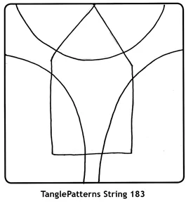 TanglePatterns String 183. Image © Linda Farmer and TanglePatterns.com. All rights reserved.