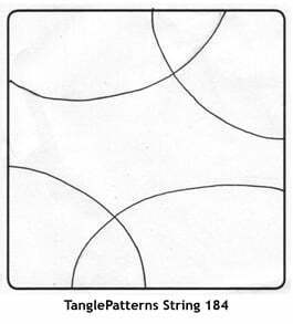 TanglePatterns String 184. Image © Linda Farmer and TanglePatterns.com. All rights reserved.